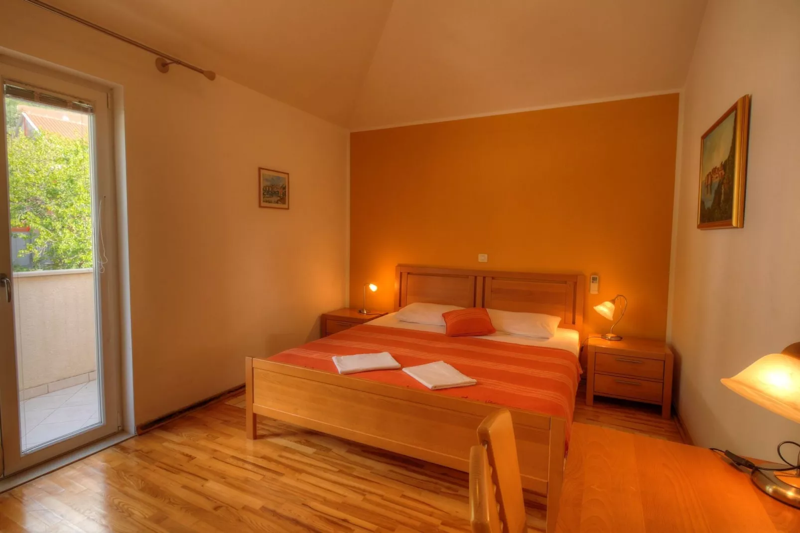 Apartment Villa Molina - One-Bedroom Apartment with Terrace and Sea View-Bedroom