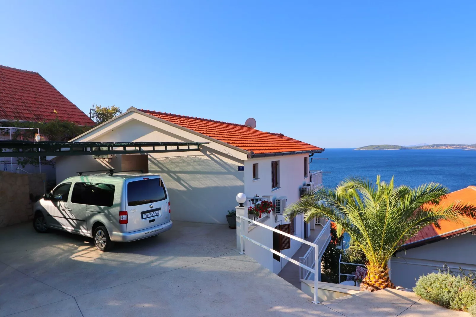 Seaside Apartments Hrkać - Studio Apartment with Terrace and Sea View 3-View