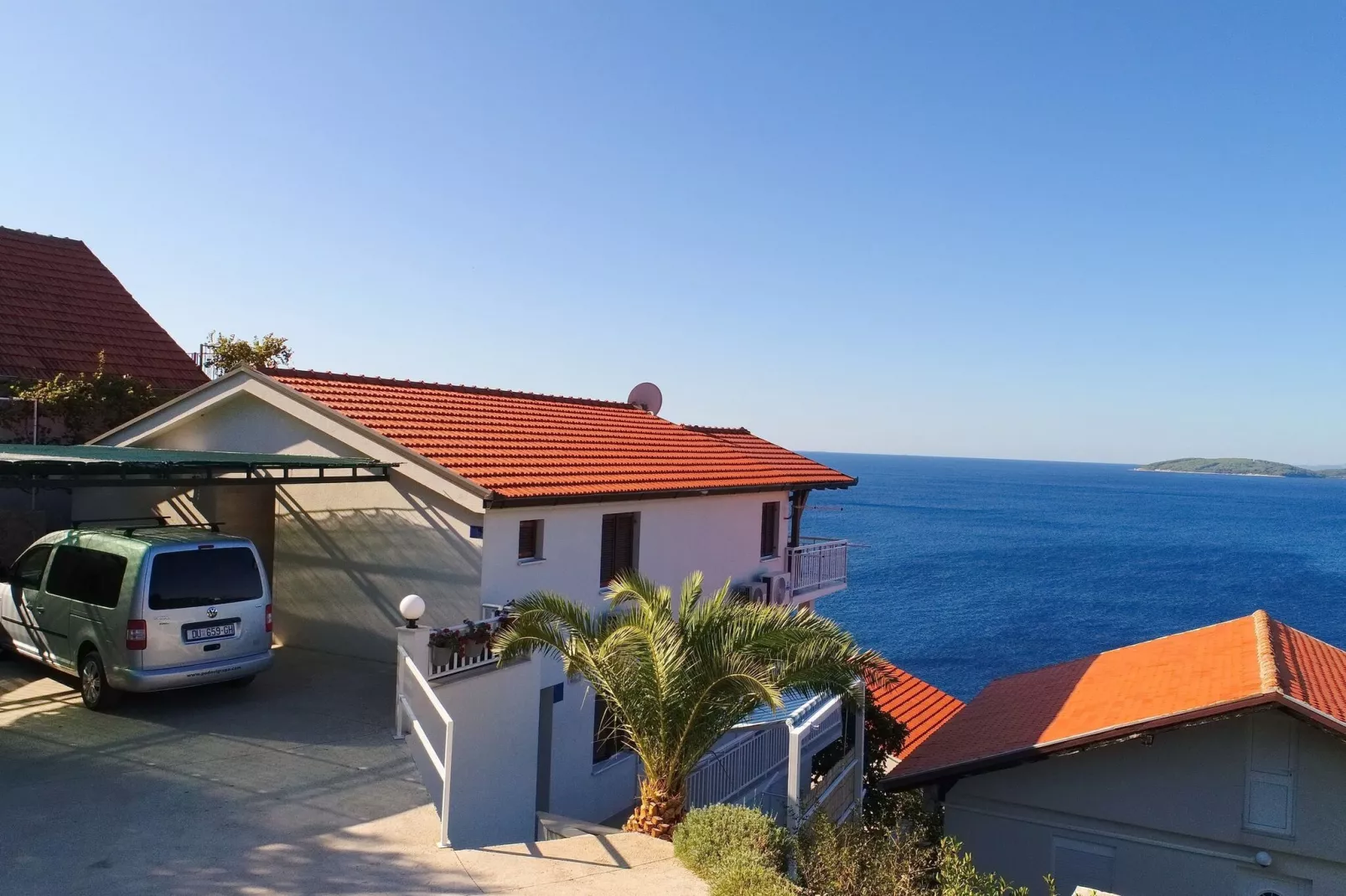 Seaside Apartments Hrkać - Studio Apartment with Terrace and Sea View 3-View