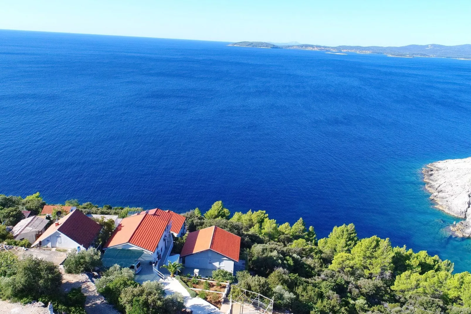 Seaside Apartments Hrkać - Studio Apartment with Terrace and Sea View 3-View