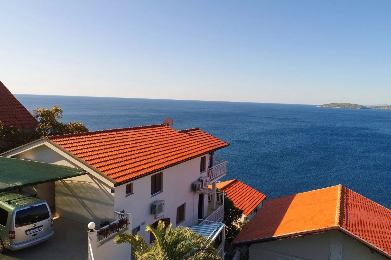 Seaside Apartments Hrkać - Studio Apartment with Terrace and Sea View 3-View