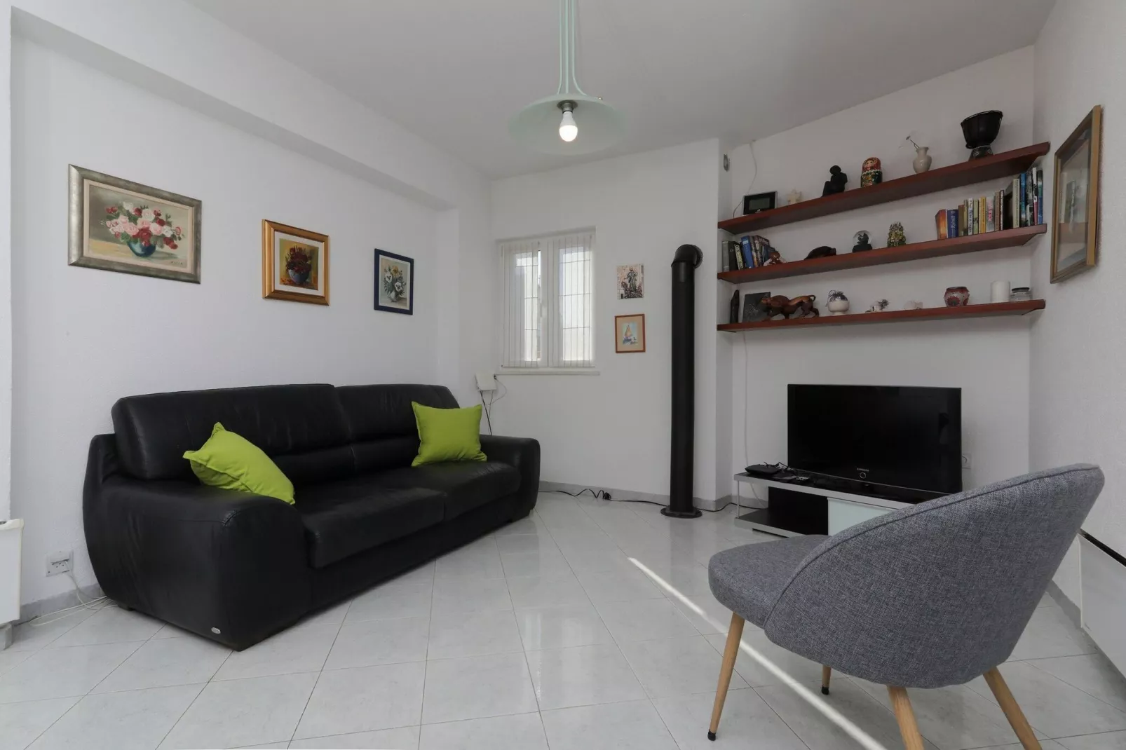 Apartment Perina - Comfort Two Bedroom Apartment with Terrace and Sea View-Salon