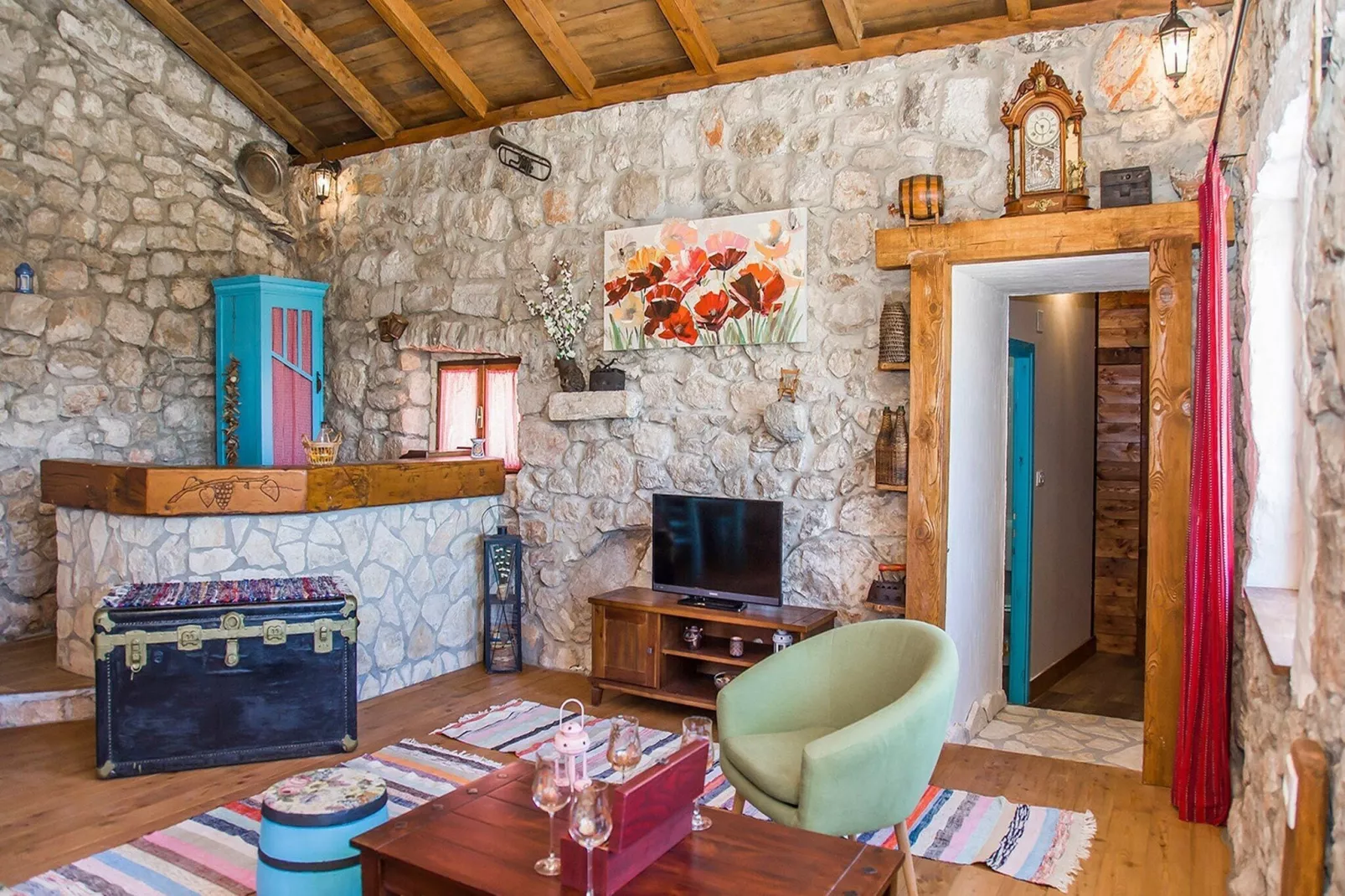 Holiday Home Mario - One-Bedroom Holiday Home-Wohnzimmer