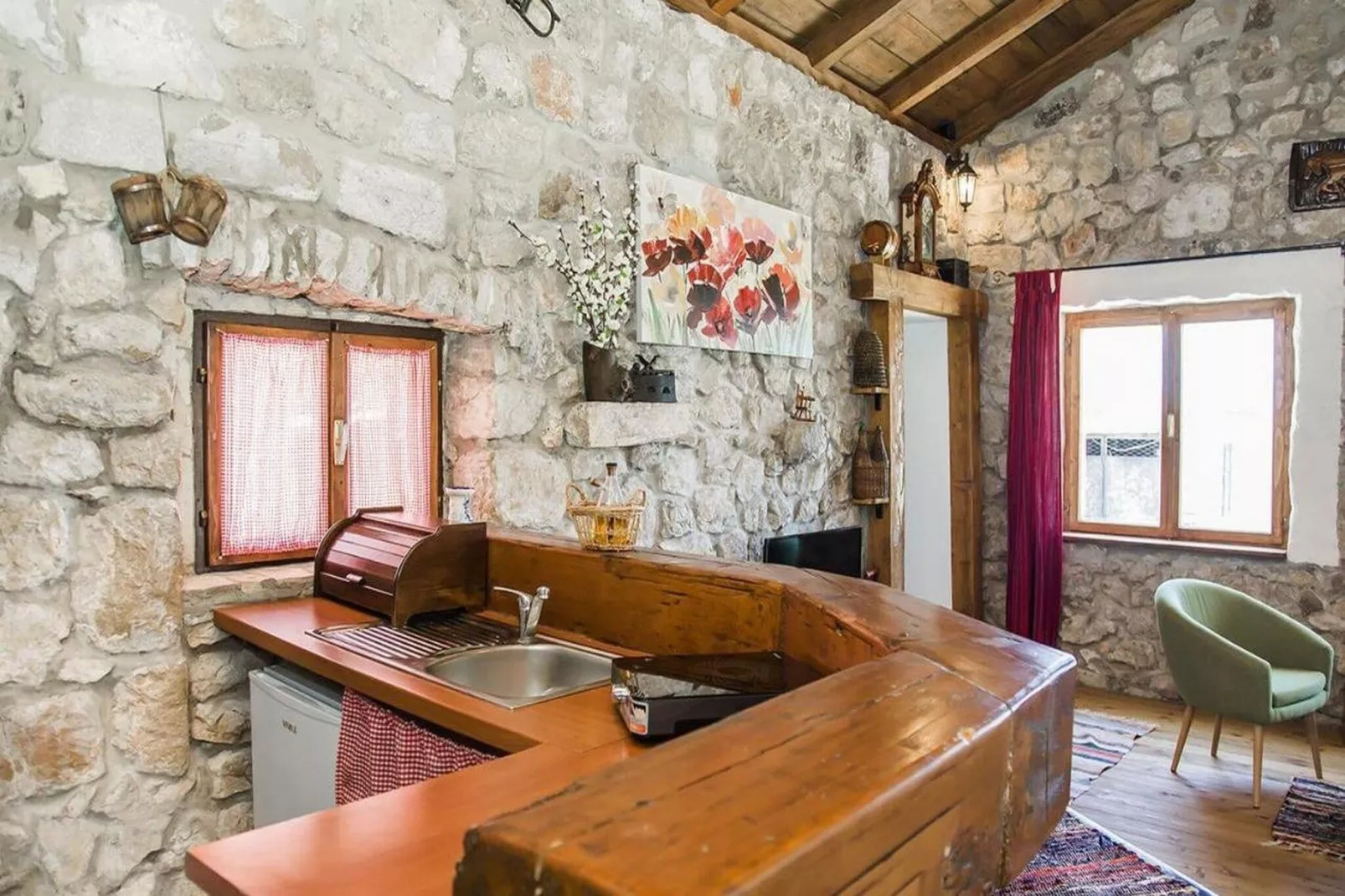 Holiday Home Mario - One-Bedroom Holiday Home-Küche