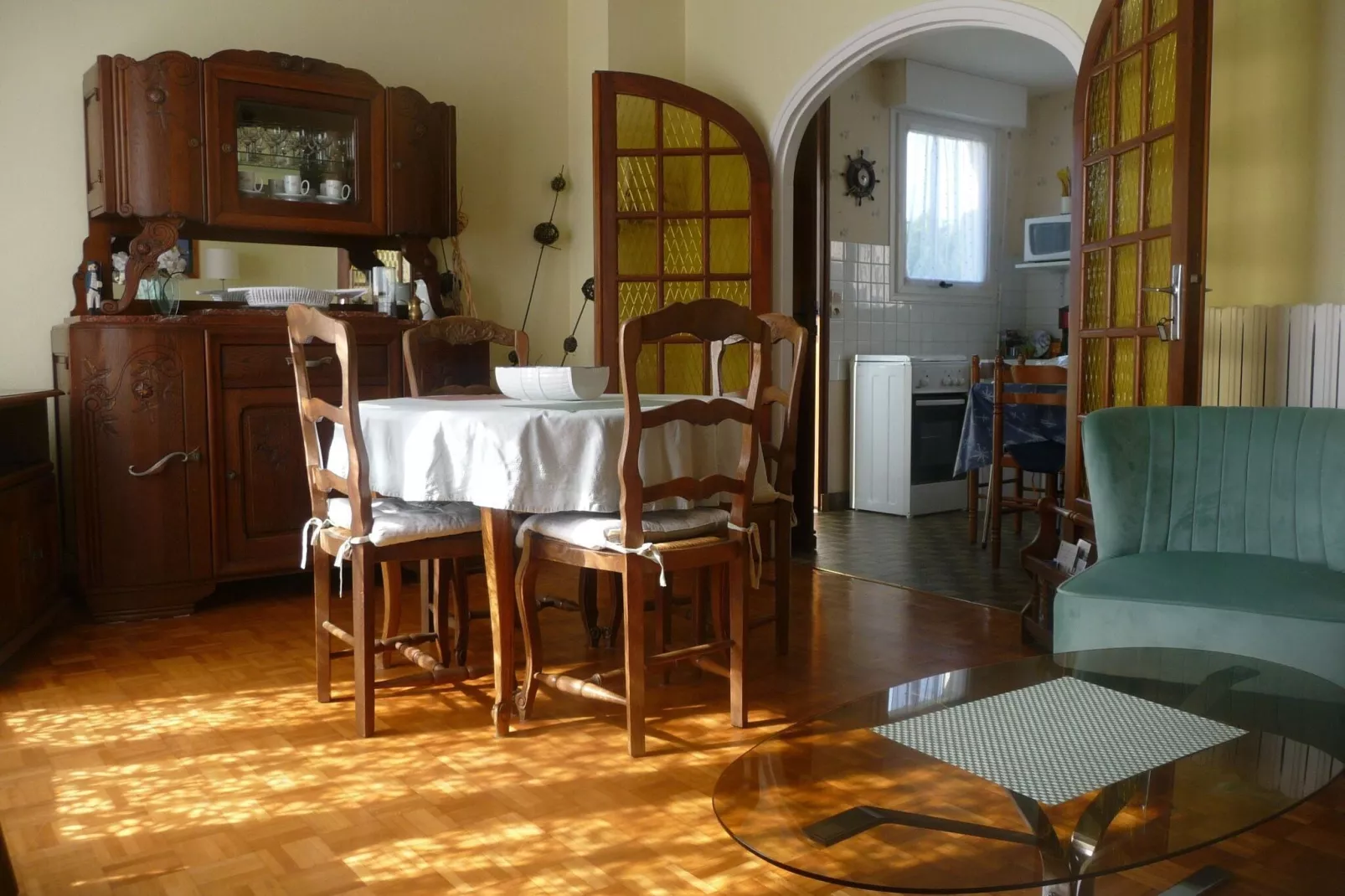 50m vom Sandstrand Ferienhaus Ploudalmézeau-Dining room