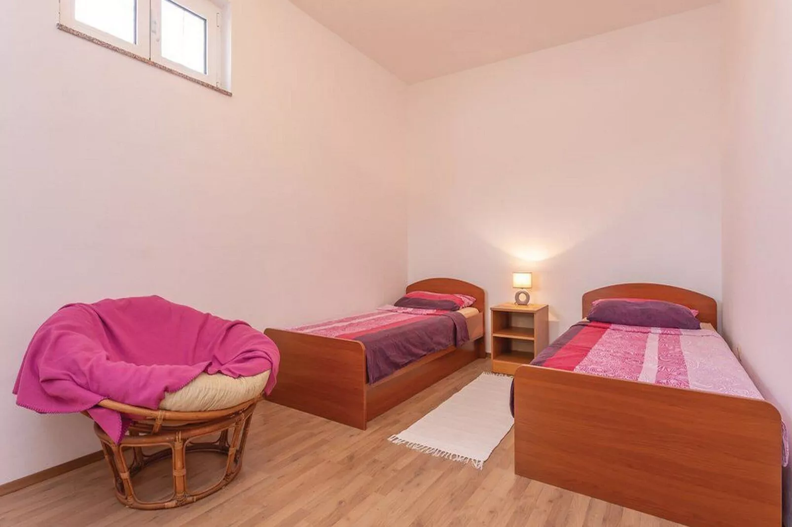 Apartment Niko - Two Bedroom Apartment with Swimming Pool-Bedroom