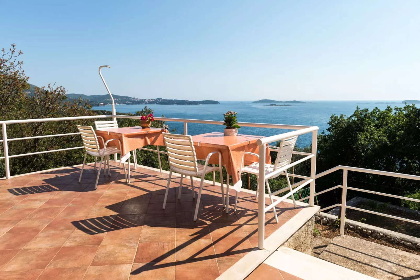 Villa Barbara - Comfort Studio with Terrace and Sea View (br. 1)-Terrace