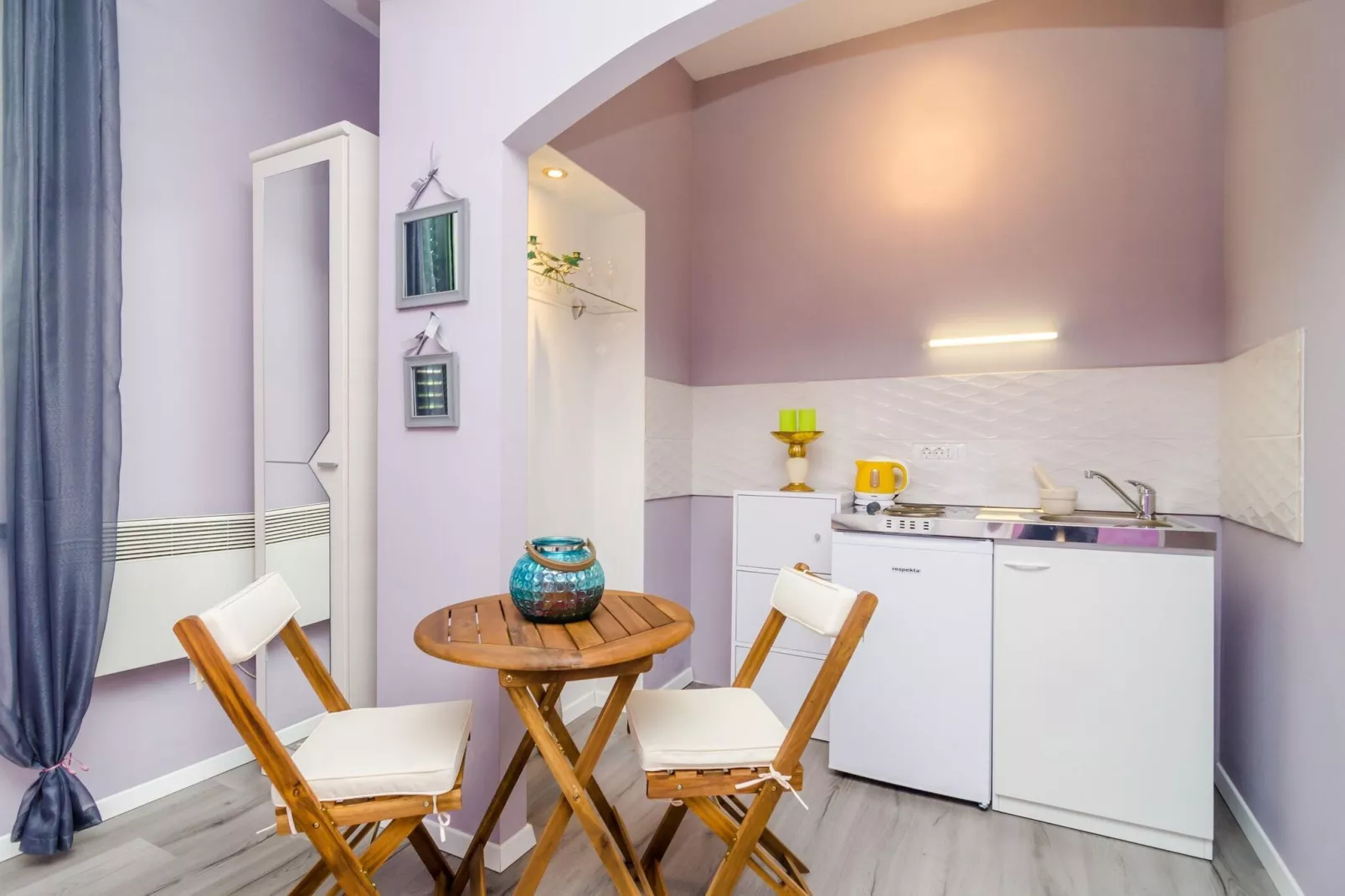 Apartment Tenega - Studio Apartment with City View-Kitchen