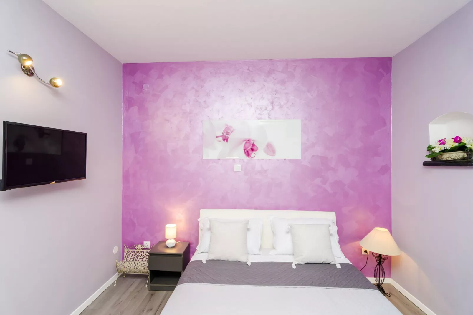 Apartment Tenega - Studio Apartment with City View-Bedroom