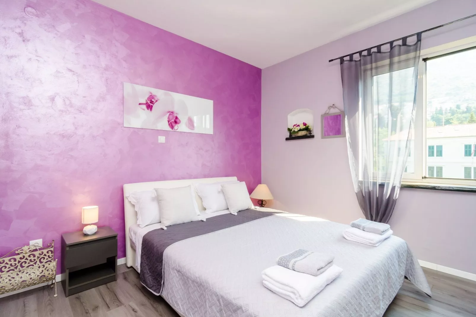 Apartment Tenega - Studio Apartment with City View-Bedroom