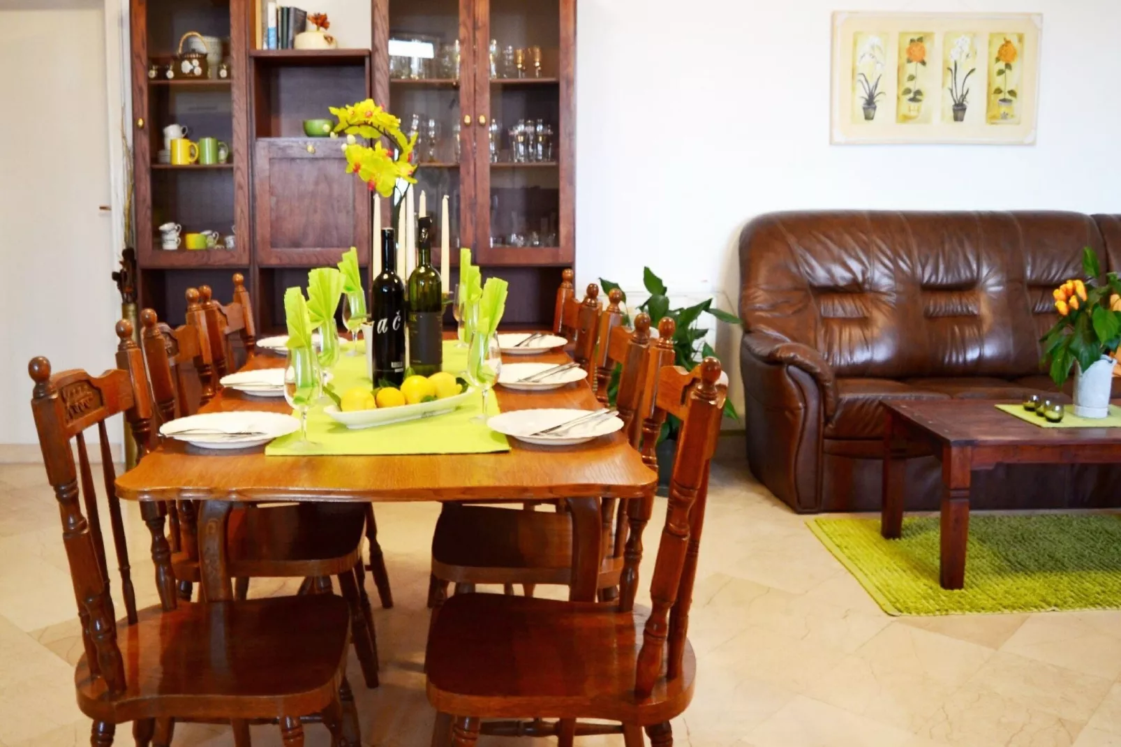 Villa Lina - Five Bedroom Villa with Terrace and Sea View-Esszimmer