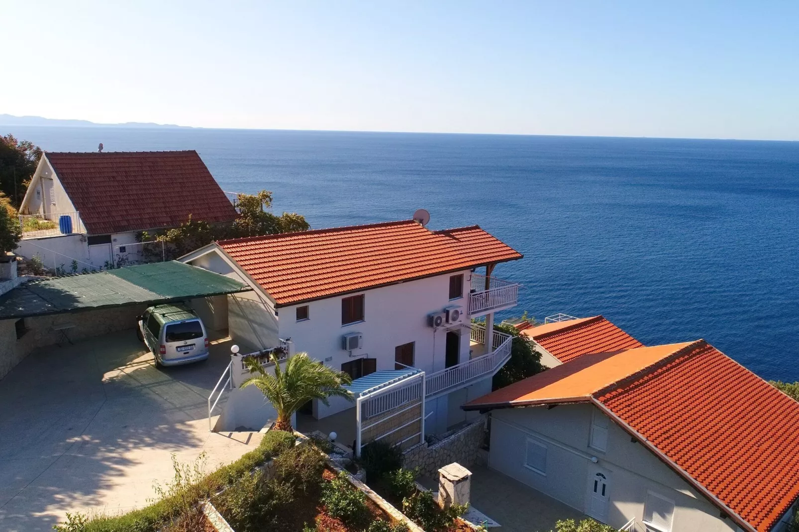 Seaside Apartments Hrkać - Standard One Bedroom Apartment with Terrace and Sea View 2-View