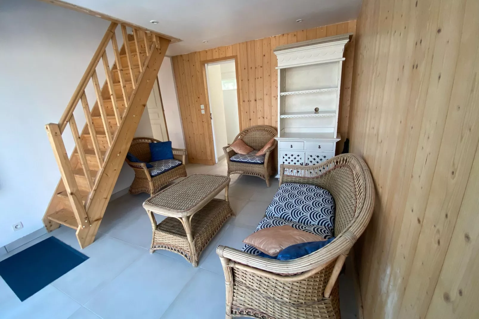 Holiday home Damgan-Kervoyal-Terrassenbalkon