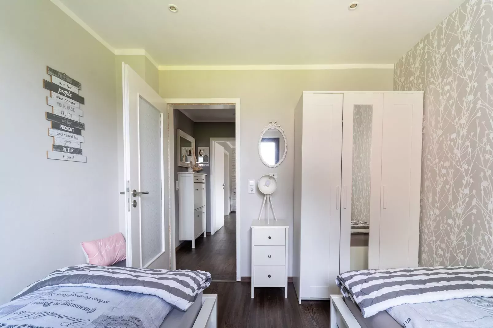 Modern holiday flat with pool in the Harz-Bedroom