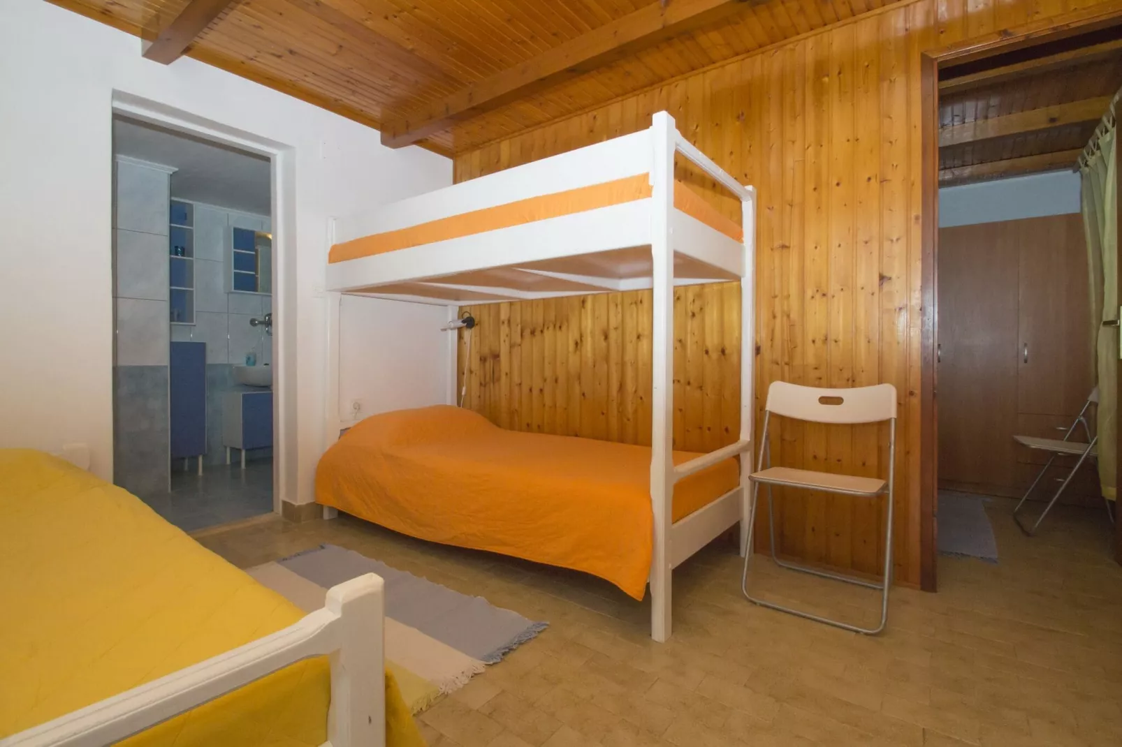 Vacation House Planika - Two Bedroom Holiday Home with Terrace and Sea View-Schlafzimmer