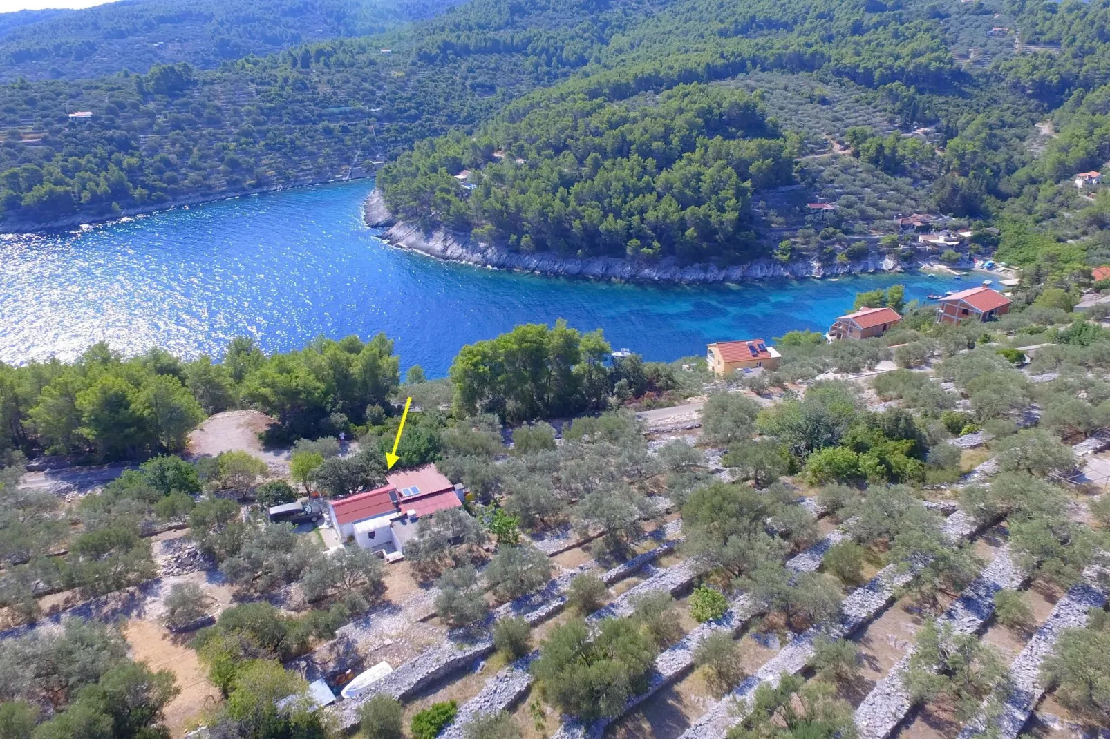 Vacation House Planika - Two Bedroom Holiday Home with Terrace and Sea View-Aussicht