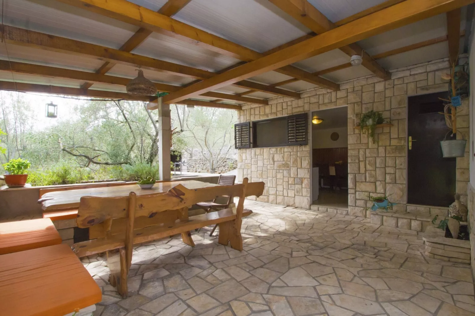 Vacation House Planika - Two Bedroom Holiday Home with Terrace and Sea View-Terrasse