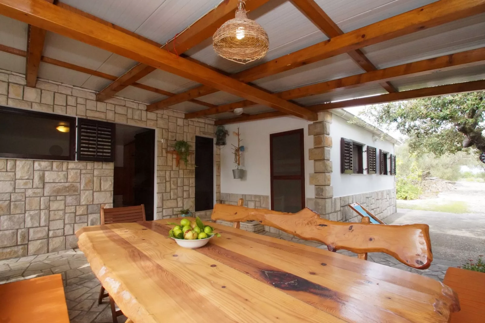 Vacation House Planika - Two Bedroom Holiday Home with Terrace and Sea View-Terrasse