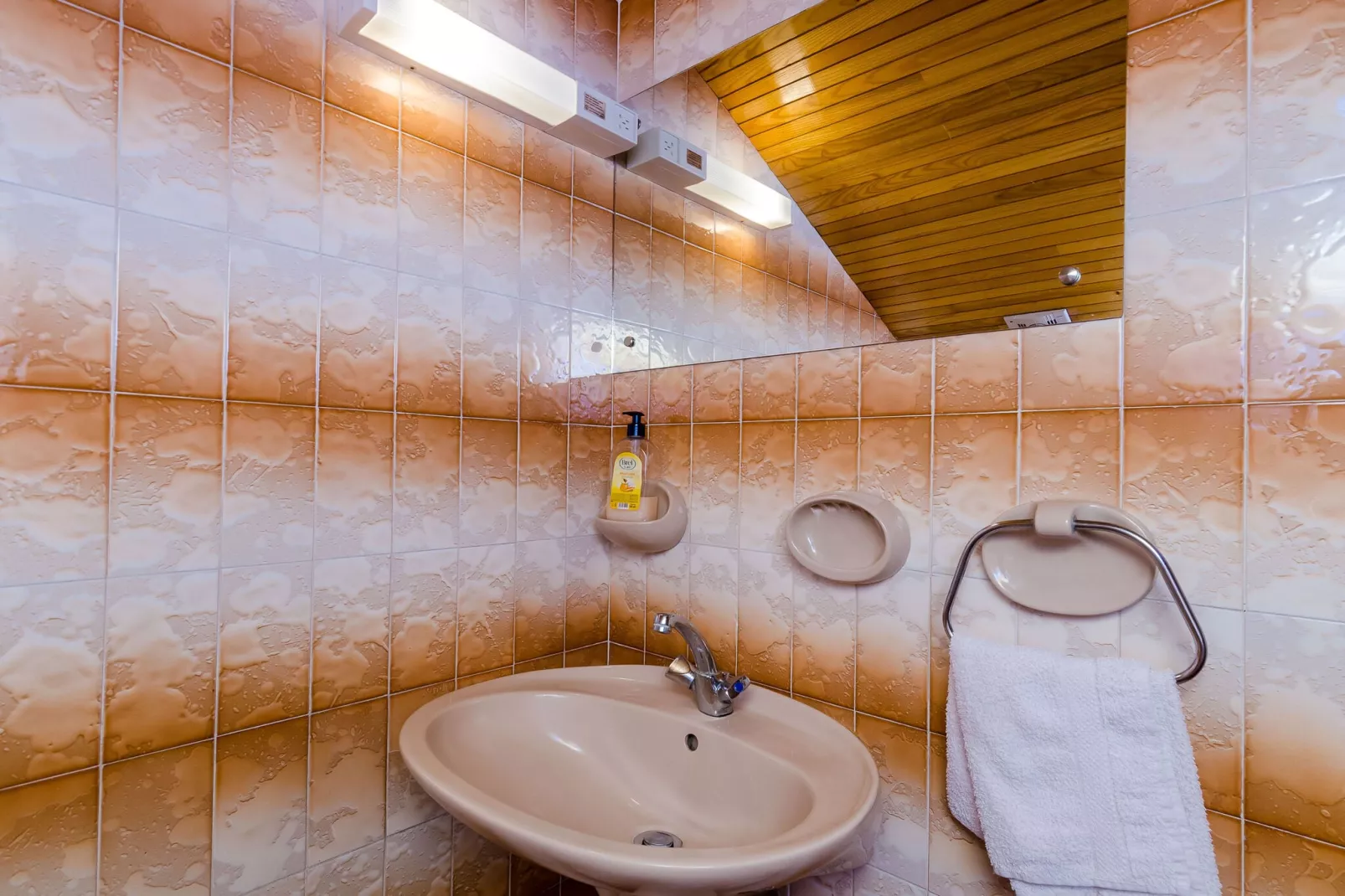 Apartment and Room Cicko - One Bedroom Apartment with Terrace and Sea View (Attic)-Bathroom