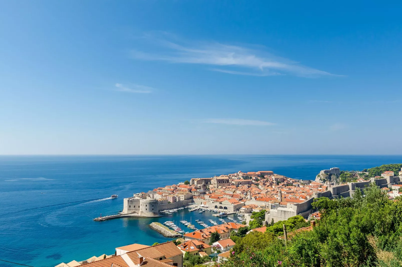 Apartment and Room Cicko - One Bedroom Apartment with Terrace and Sea View (Attic)-View