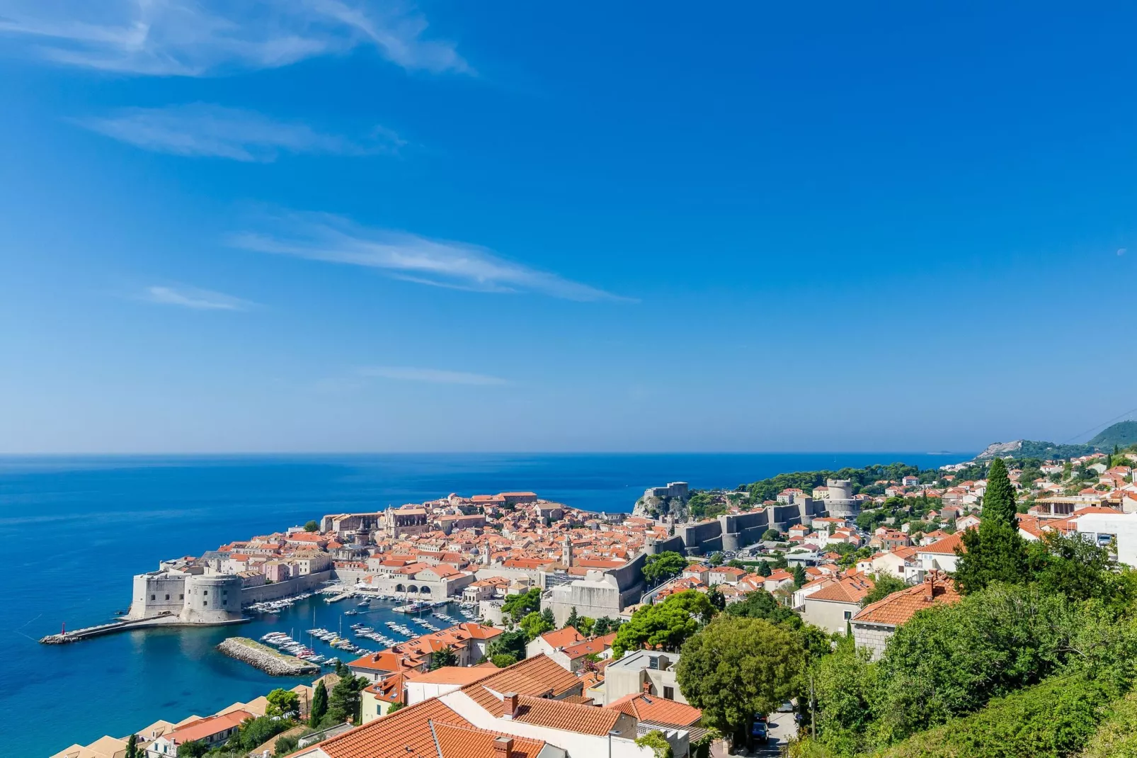 Apartment and Room Cicko - One Bedroom Apartment with Terrace and Sea View (Attic)-View