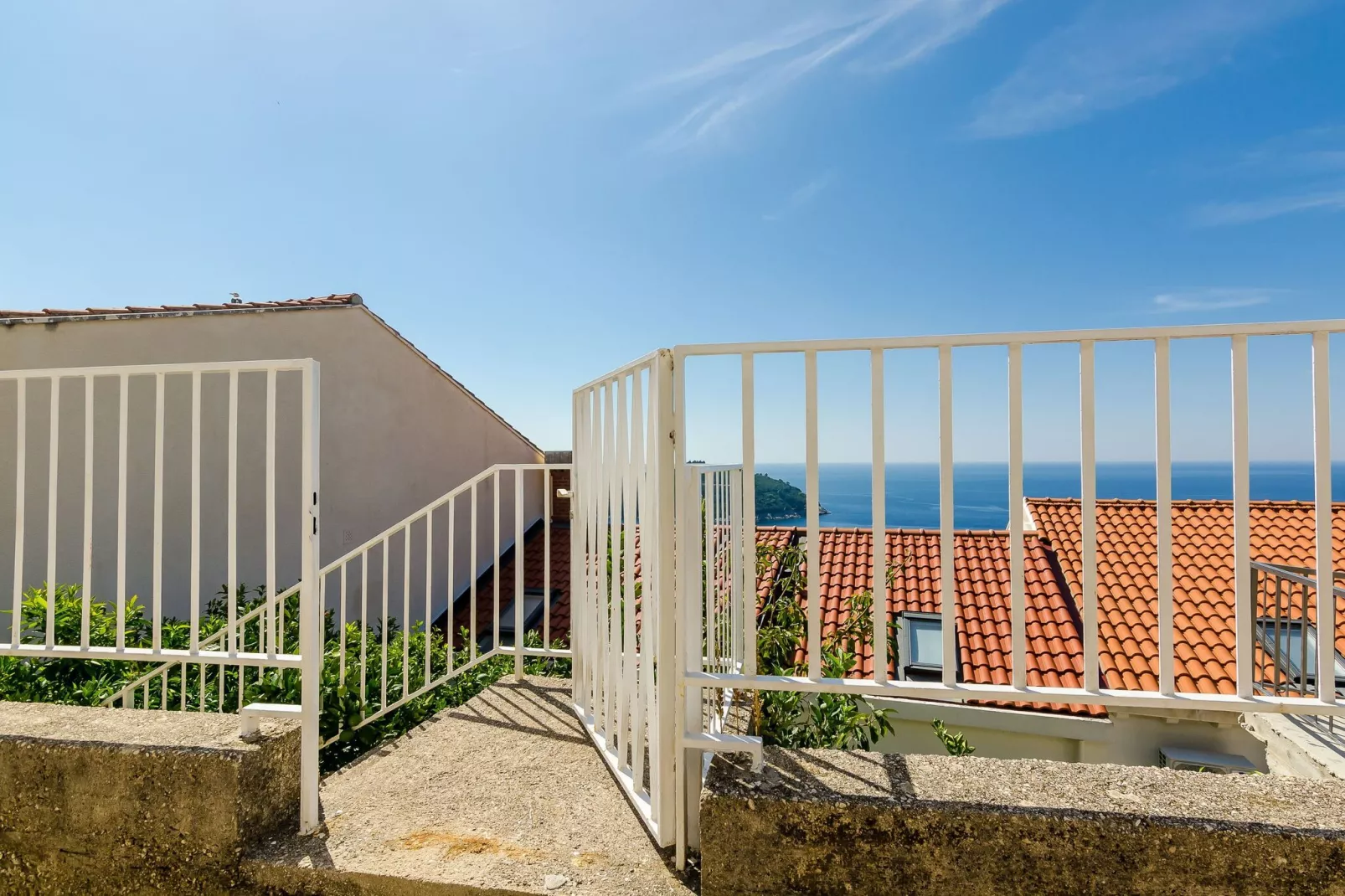 Apartment and Room Cicko - One Bedroom Apartment with Terrace and Sea View (Attic)-Outdoor