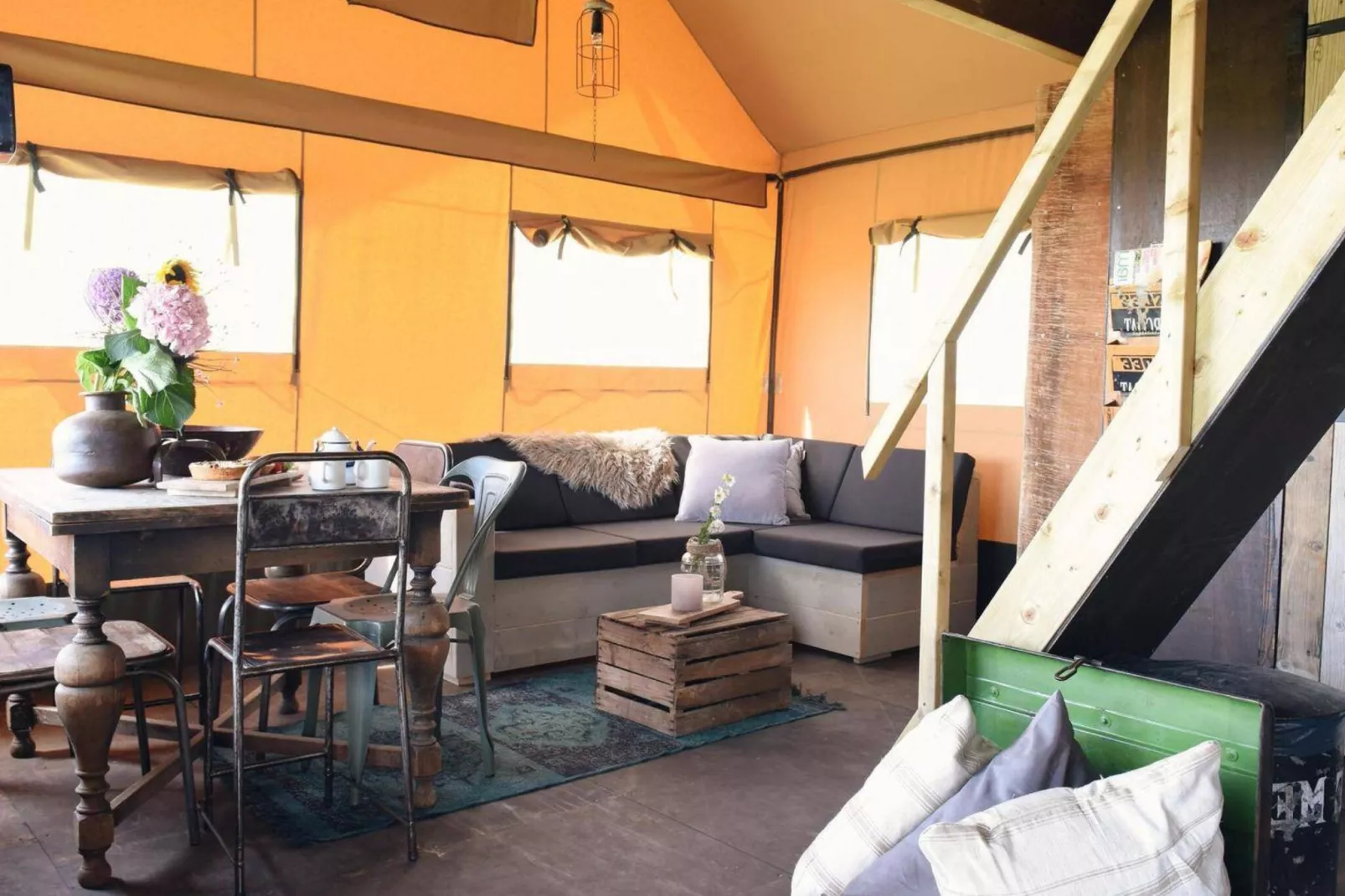 Beach Lodge Groot - Duynpark-Living room