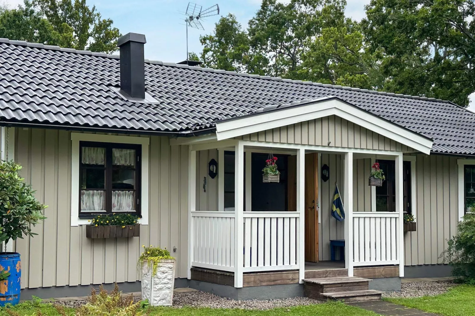 Maison de vacances pour 7 a Hagby-By Traum-Extérieur