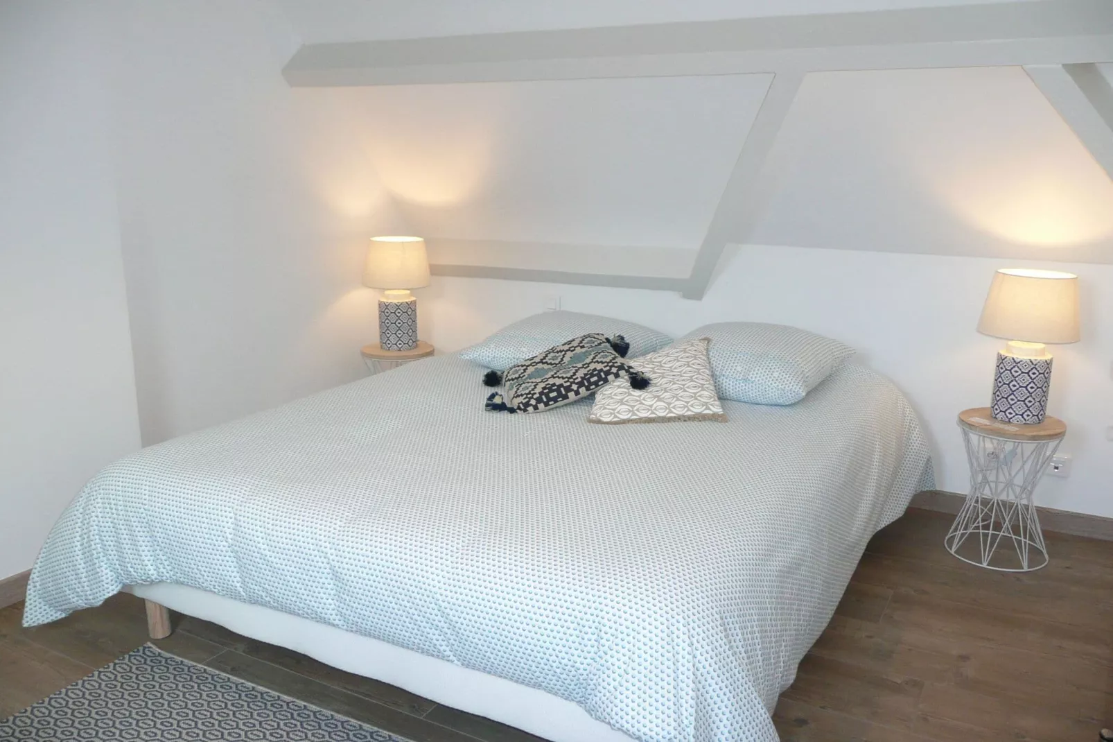 Ferienhaus mit Panorama-Meerblick Plonévez-Porzay-Schlafzimmer