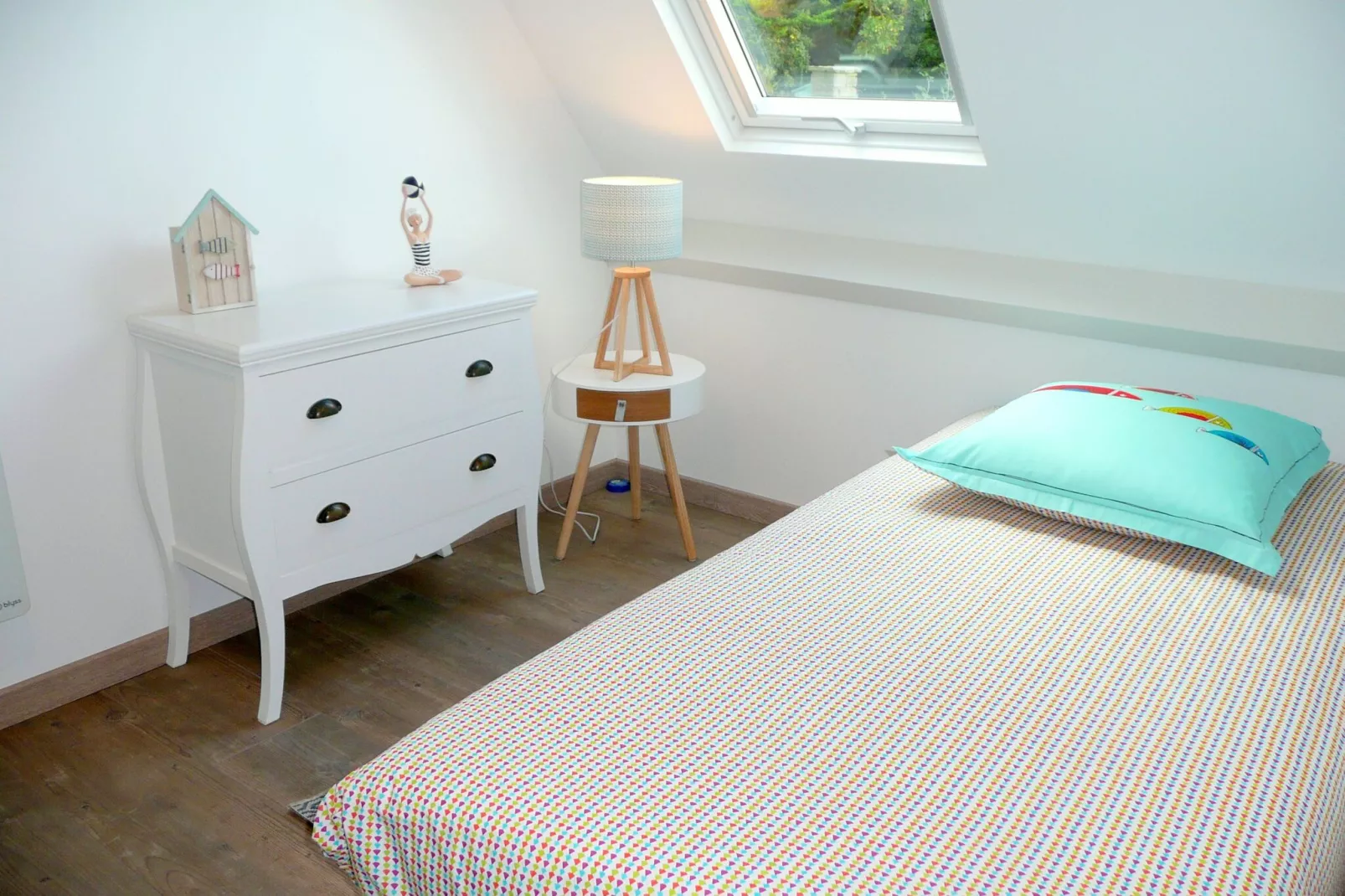 Ferienhaus mit Panorama-Meerblick Plonévez-Porzay-Schlafzimmer