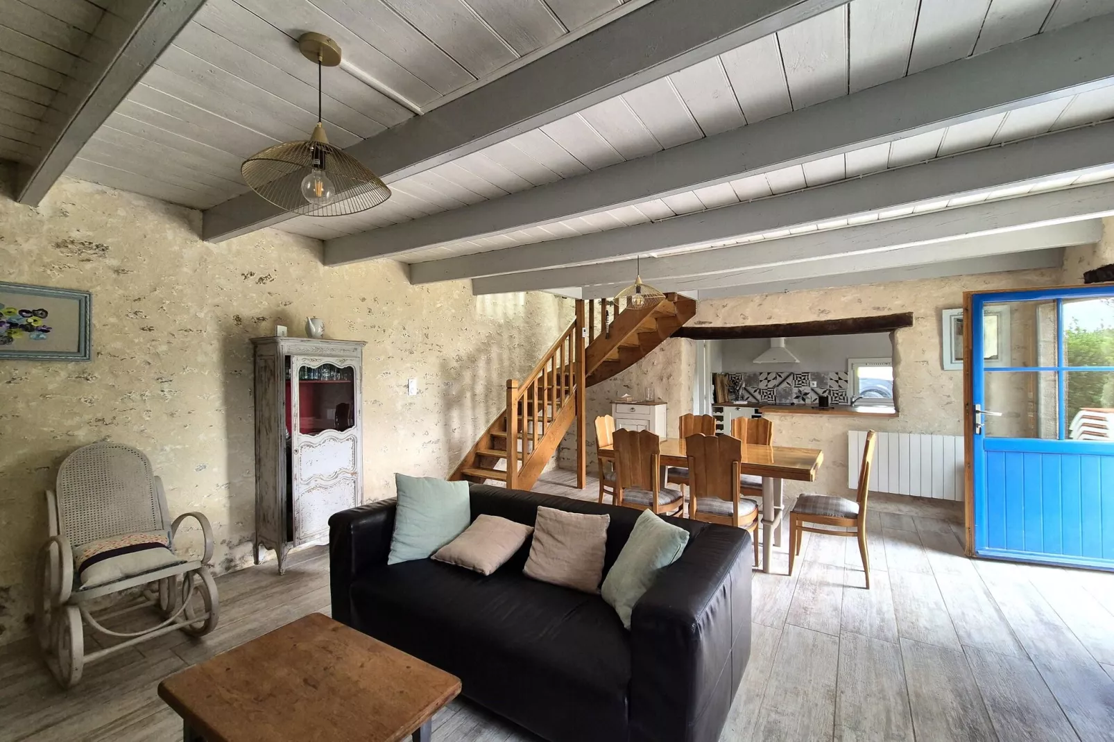 Maison de pêcheur Plougoulm-Living room