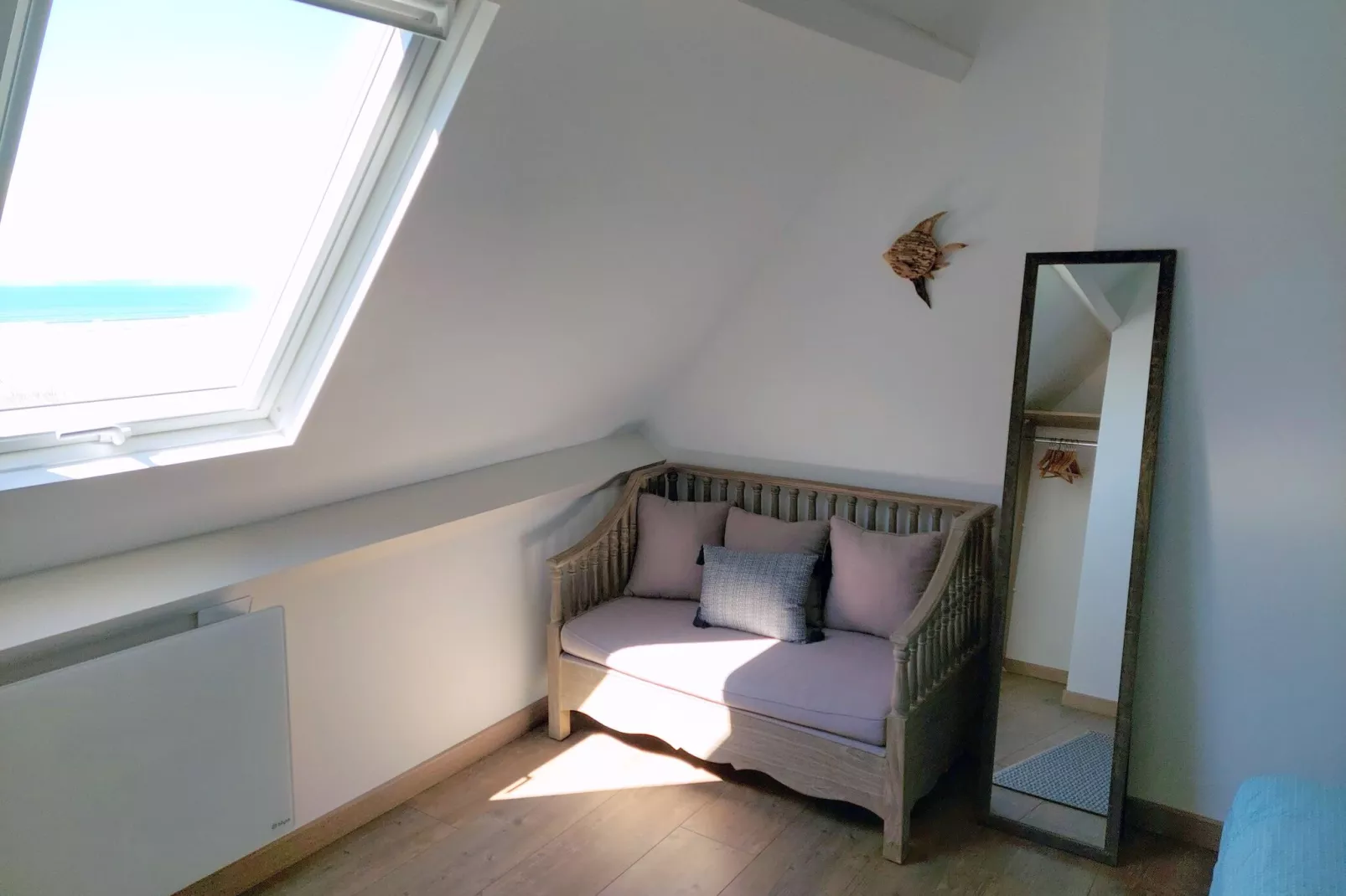 Ferienhaus mit Panorama-Meerblick Plonévez-Porzay-Schlafzimmer