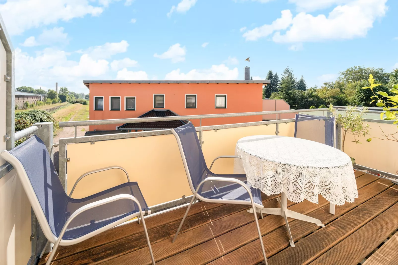 Ferienwohnung Petersberg-Terrace balcony