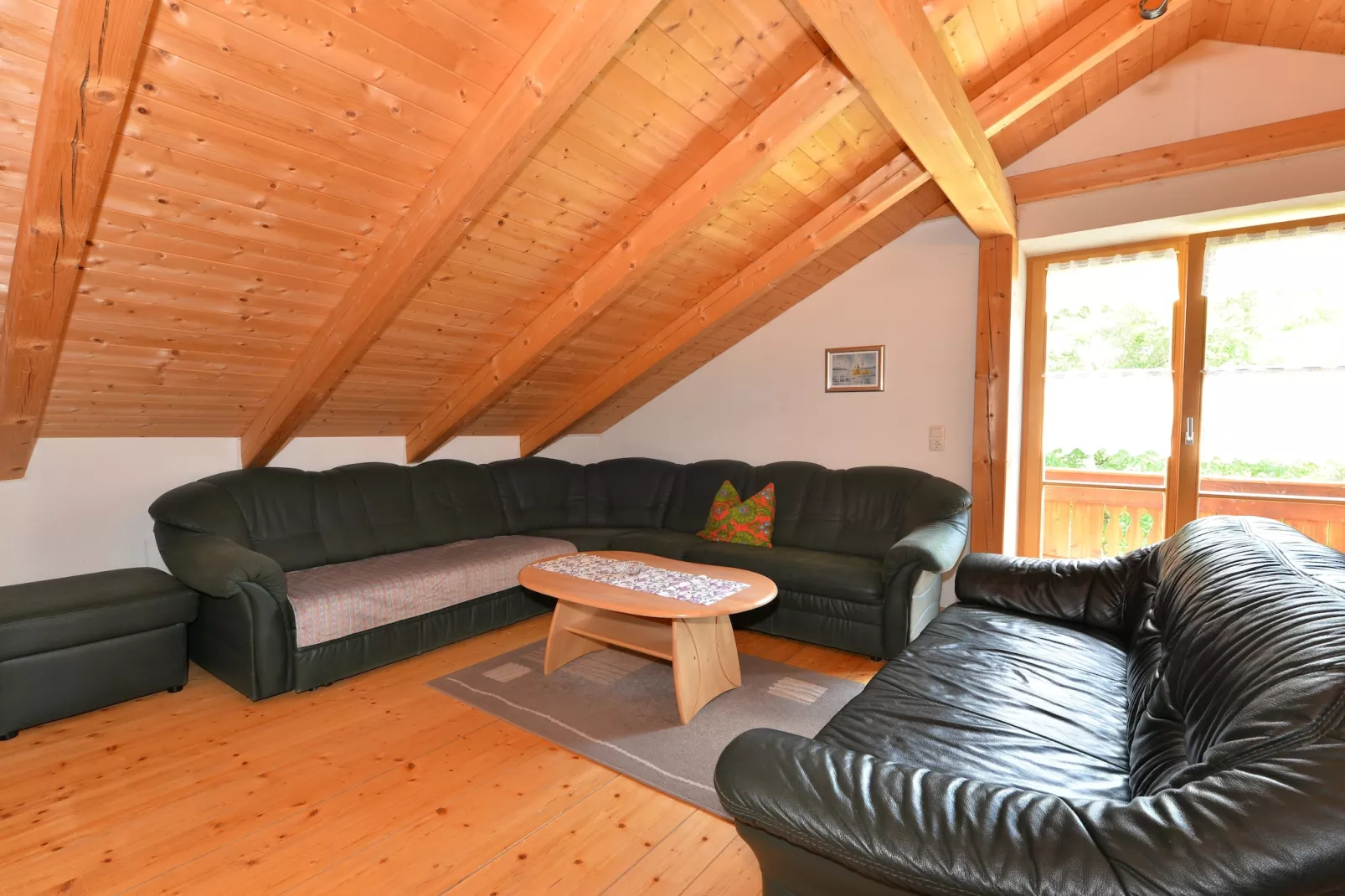 Schönes Holzhaus Arberblick-Wohnzimmer