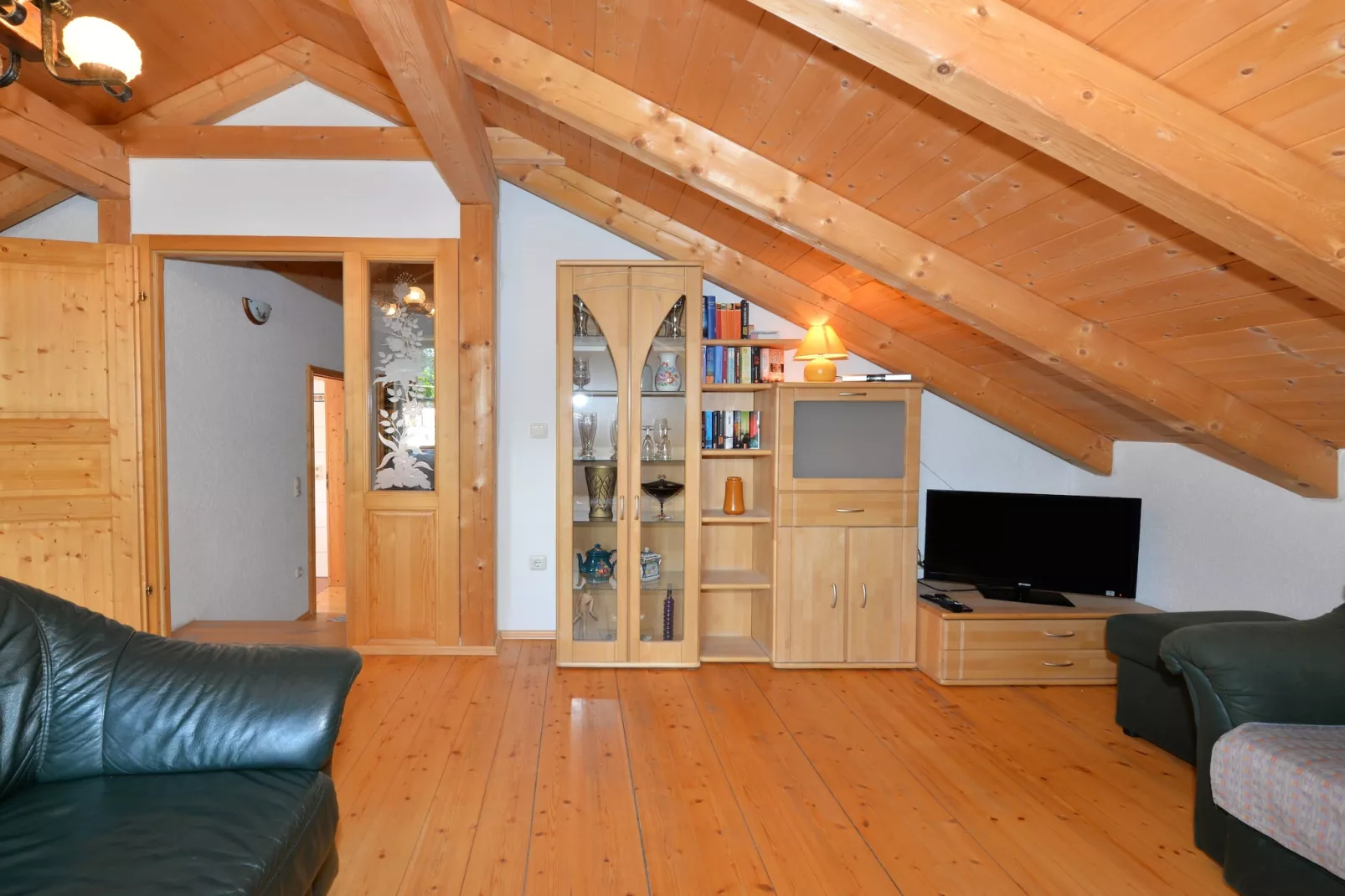 Schönes Holzhaus Arberblick-Schlafzimmer