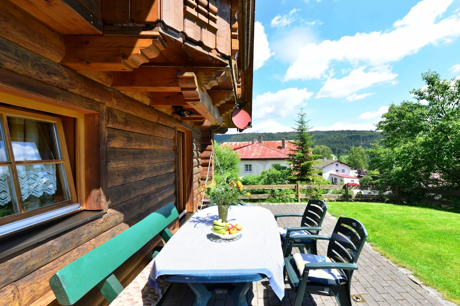 Schönes Holzhaus Arberblick-Terrassenbalkon