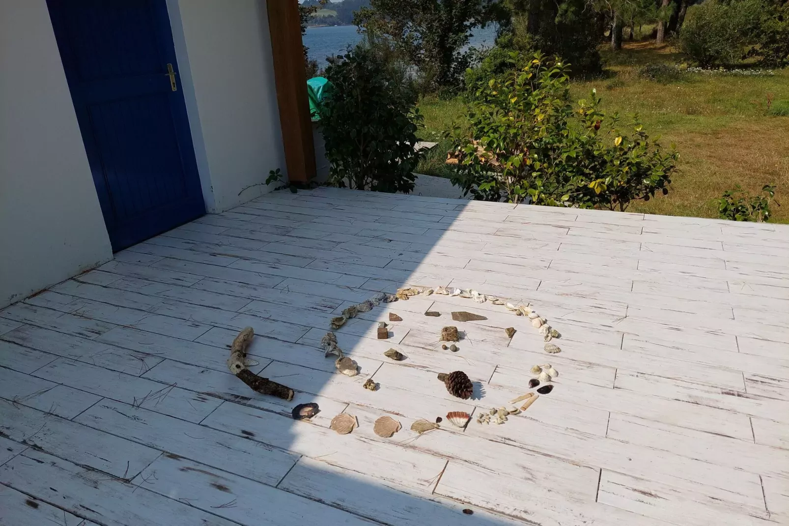Ferienhaus vom Meer umgeben Hanvec-Terrace balcony