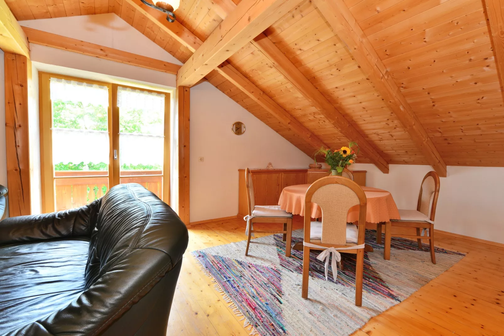 Schönes Holzhaus Arberblick-Wohnzimmer