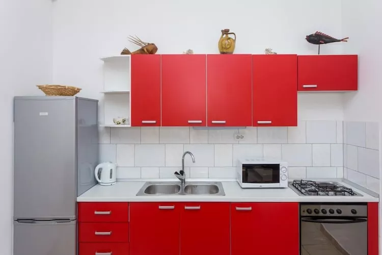 Apartments Bezek - Two bedroom Apartment with Sea View-Küche