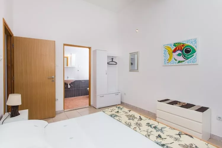 Apartments Bezek - Two bedroom Apartment with Sea View-Schlafzimmer