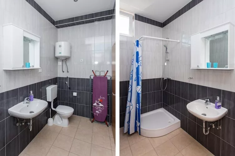 Apartments Bezek - Two bedroom Apartment with Sea View-Badezimmer