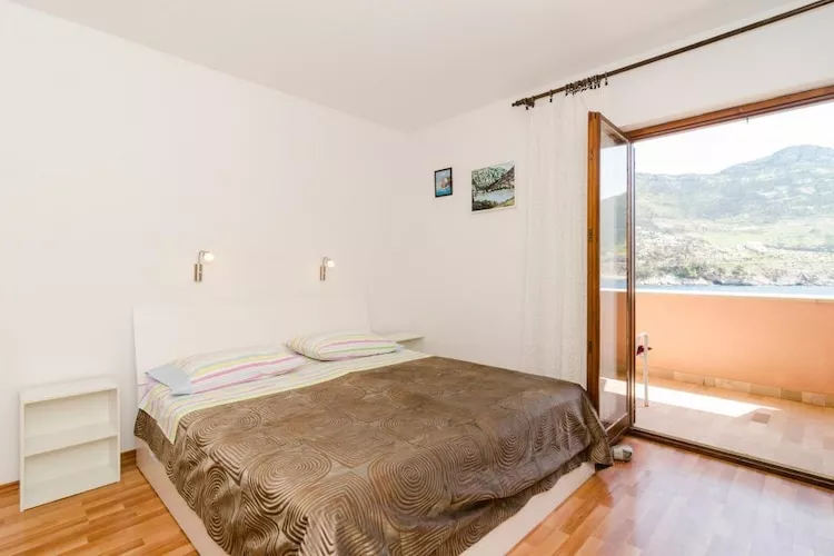 Apartments Bezek - Studio Apartment with Sea View-Bedroom