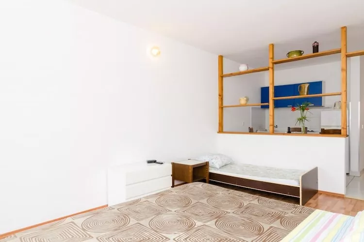 Apartments Bezek - Studio Apartment with Sea View-Bedroom