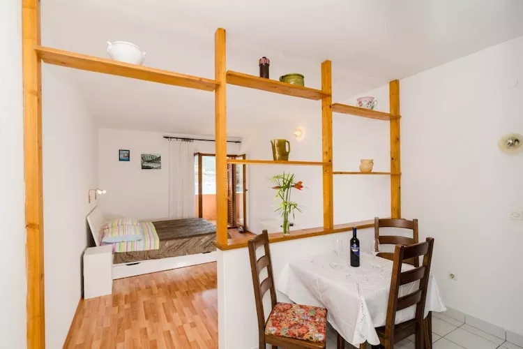 Apartments Bezek - Studio Apartment with Sea View-Bedroom