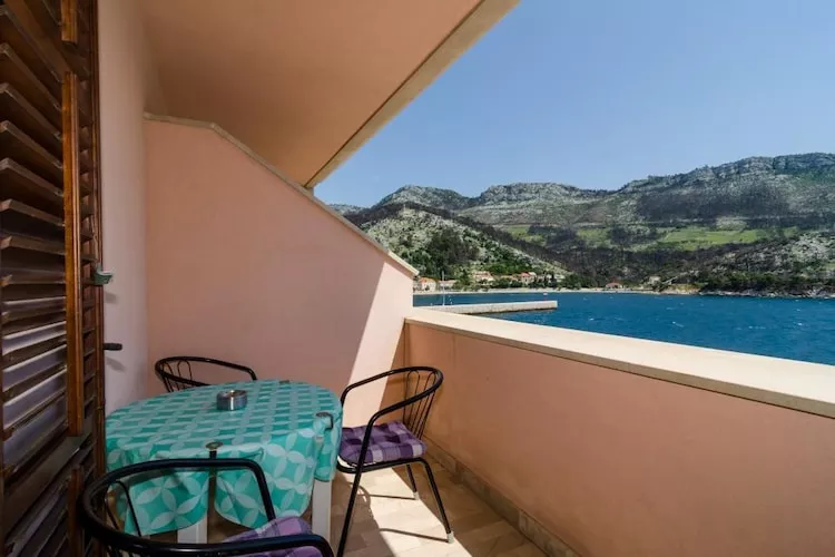 Apartments Bezek - Studio Apartment with Sea View 2 A-Terrace balcony