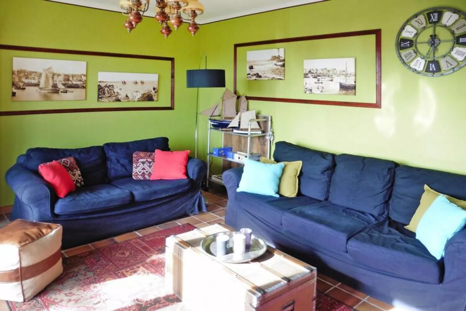 Holiday home Plozévet-Wohnzimmer