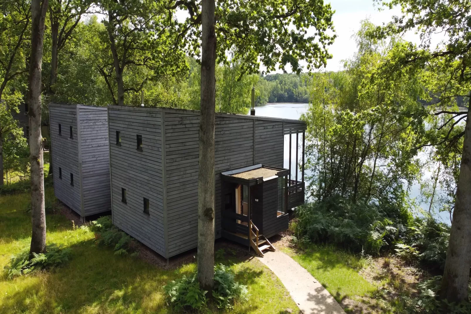 The Large Lake House by YourNature-Exterior summer