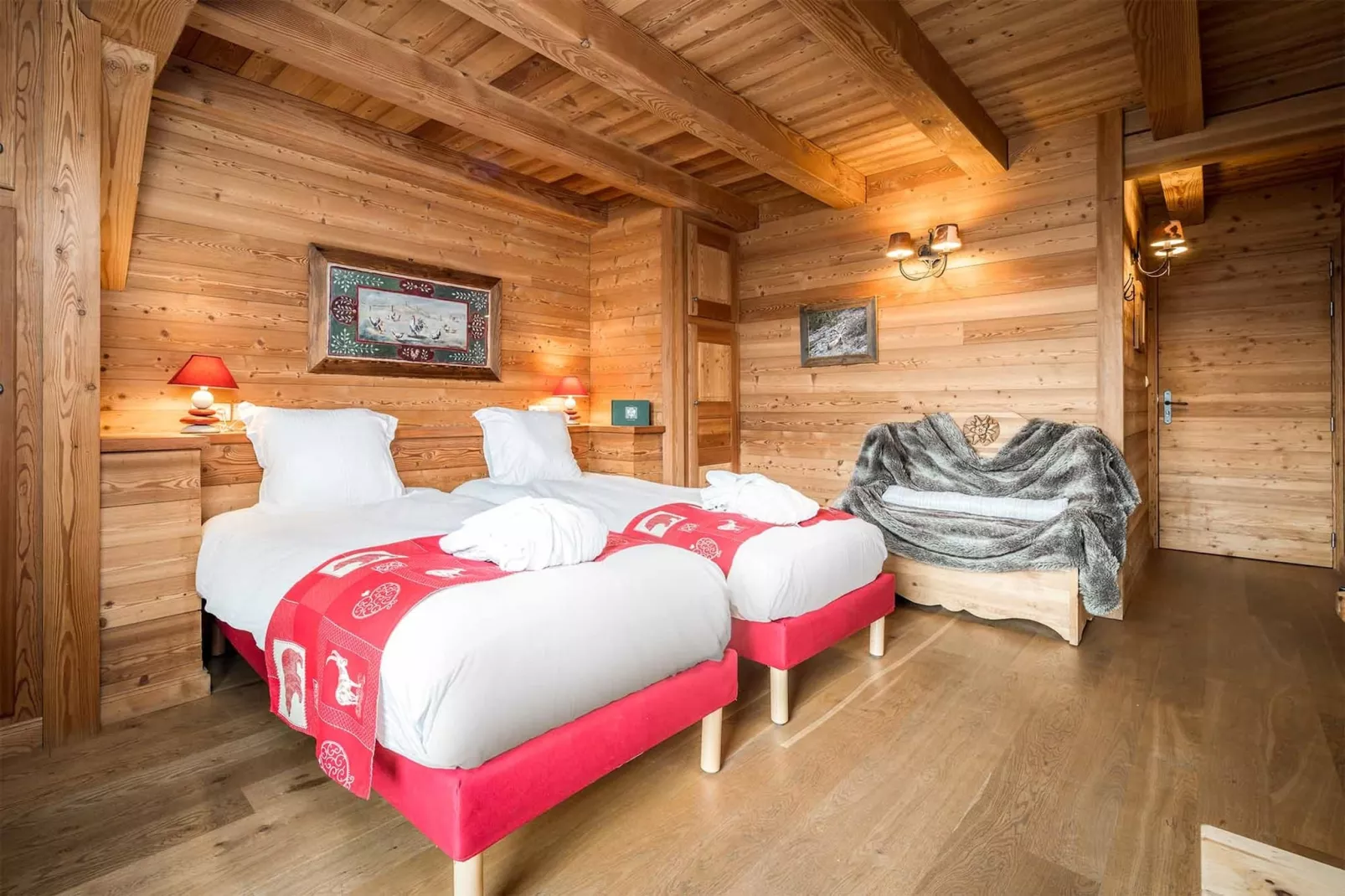 Chalet Lièvre Blanc-Bedroom