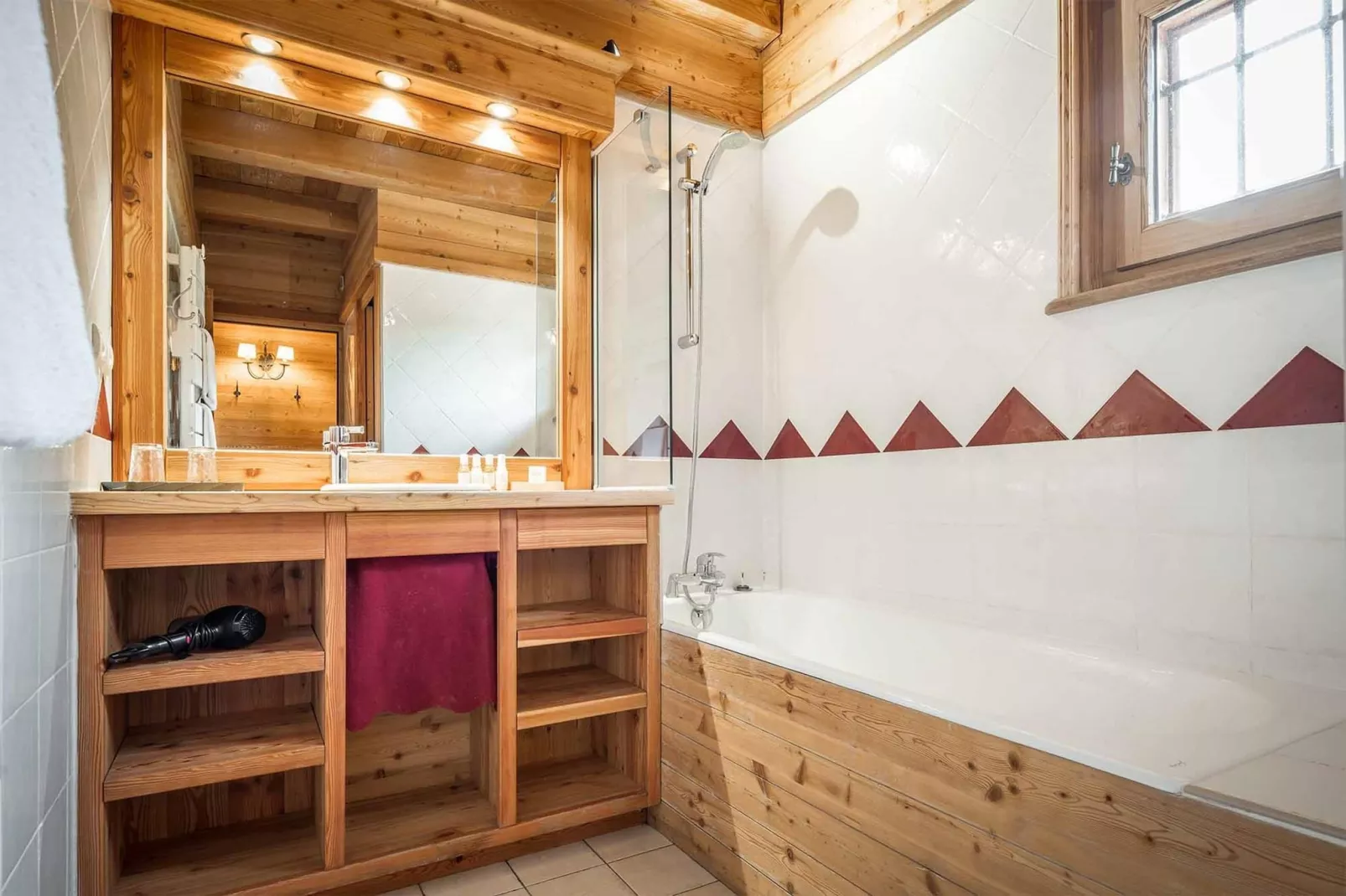 Chalet Lièvre Blanc-Bathroom