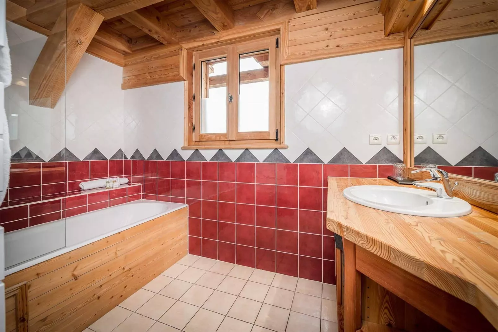 Chalet Lièvre Blanc-Bathroom